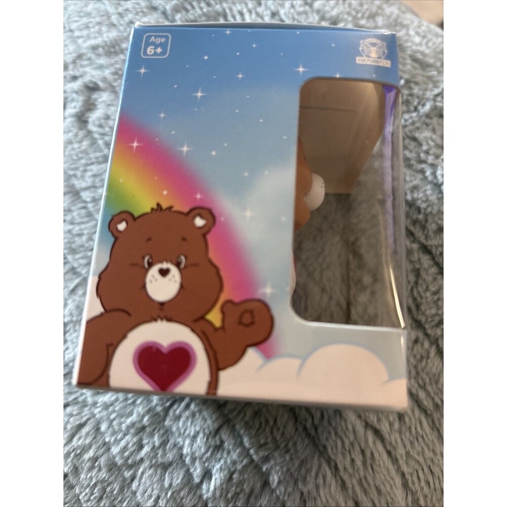 Care Bears Tenderheart Bear™ Mini Bobble Head Figure Toy Culturefly Cloudco New - Picture 4 of 6